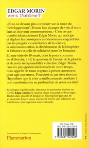 Vers l'abîme ?. 10 essais pour penser l'avenir