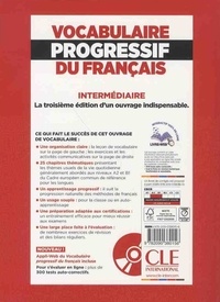 Vocabulaire progressif du français Niveau intermédiaire A2-B1 3e édition -  avec 1 CD audio