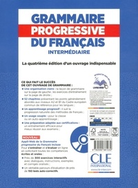 Grammaire progressive du français intermédiaire A2-B1 4e édition -  avec 1 CD audio