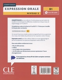Expression orale niveau 2 B1 2e édition -  avec 1 CD audio