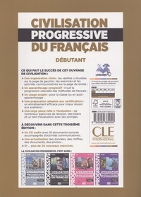 Civilisation progressive du français débutant A1 3e édition -  avec 1 CD audio MP3