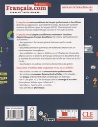 Français.com niveau intermédiaire B1. Français professionnel 3e édition -  avec 1 CD audio MP3