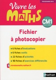 Jacqueline Jardy et Jacky Jardy - Vivre les maths CM1 - Fichier à photocopier.