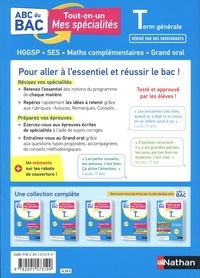 HGGSP, SES, Maths complémentaires, Grand Oral Tle  Edition 2021