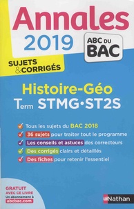 Gilles Darier - Histoire et géographie Tle STMG-ST2S - Sujets & corrigés.