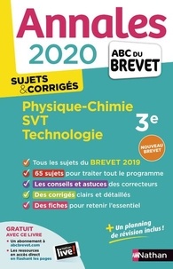 Nicolas Coppens et Olivier Doerler - Physique-Chimie, Sciences de la Vie et de la Terre, Technologie 3e - Sujets & Corrigés.