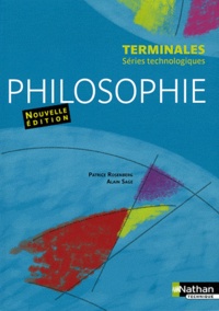 Patrice Rosenberg et Alain Sage - Philosophie Tle séries technologiques.