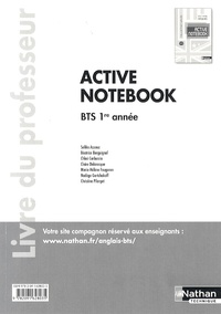 Christine Pilorget - Anglais BTS 1re année Active Notebook - Livre du professeur.