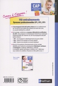 CAP Accompagnant éducatif petite enfance. 110 entraînements - Epreuves professionnelles EP1, EP2, EP3  Edition 2019-2020