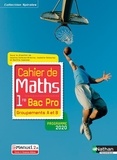  Nathan - Cahier de maths 1re Bac Pro - Groupements A et B - Livre et licence élève.