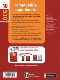 Comptabilité approfondie DCG 10. Manuel & applications  Edition 2022-2023