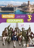Sébastien Cote et Anne-Marie Hazard-Tourillon - Histoire Géographie 3e Cycle 4 - Livre de l'élève.