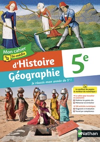 Céline Dhers et Caroline Normand - Mon cahier bi-média d'Histoire-Géographie 5e.