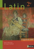 Jacques Gaillard - Latin 2e - Programme 2008.
