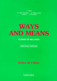 Arièle Stromboni et François Guary - Anglais Seconde Ways And Means 1990.