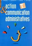 Catherine Davesne et Christiane Bourgeois - Action et communication administratives - Terminales STT.