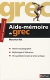 Maurice Rat - Aide-mémoire de grec.
