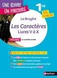 Jean de La Bruyère - Les Caractères - Livres V à X. Avec le parcours "La comédie sociale".
