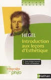 Georg Wilhelm Friedrich Hegel - Introduction aux leçons d'Esthétique.