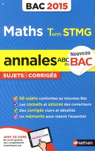 Michel Poncy et Denis Vieudrin - Mathématiques Tle STMG - Sujets et corrigés.