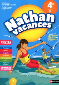 Dominik Manns et Olivier Revil - Nathan Vacances Toutes les matières de la 4e vers la 3e.