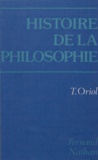 Timmy Oriol - Histoire de la philosophie.