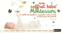 Eve Herrmann - Mon coffret bébé Montessori - Le mobile des papillons et 10 grandes cartes d'éveil.
