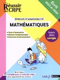 Daniel Motteau et Saïd Chermak - Mathématiques - Epreuve d'admissibilité écrit.