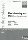 Isabelle Pazé - Mathématiques BTS initiaux et en alternance - Livre du professeur.