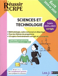 Franck Douët et Dominique Lagraula - Sciences et technologie - Ecrit 2024 et 2025.