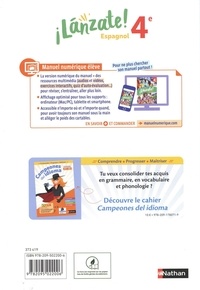 Espagnol 4e A1>A2 ¡Lanzate!. Cahier d'activités  Edition 2023