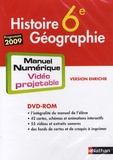  Nathan - Histoire Géographie 6e - DVD-ROM Manuel numérique vidéo projetable, programme 2009.