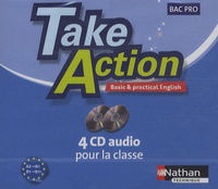  Nathan Technique - Anglais Bac Pro Take Action A2/B1+. 4 CD audio