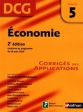 Stéphane Bécuwe et Sandrine Benasé-Rebeyrol - Economie - épreuve 5 - DCG corrigés - Format : ePub 2.