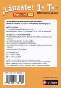 Espagnol 1re/Tle A2>B2 Lanzate!  Edition 2020 -  1 DVD + 3 CD audio