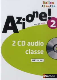 Marie-Thérèse Medjadji et Jean-Luc Bouko - Italien Azione! 2 A2-A2+. 2 CD audio MP3