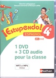 Edouard Clémente et Monique Laffite - Espagnol 4e A1+>A2 Estupendo!. 1 DVD + 3 CD audio