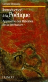 Gérard Dessons - Introduction A La Poetique. Approche Des Theories De La Litterature.