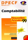 Charlotte Disle et Emmanuel Disle - Dpecf Epreuve N° 4 Comptabilite . Nouvelles Annales 1999.