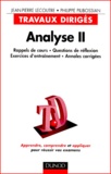 Philippe Pilibossian et Jean-Pierre Lecoutre - Analyse 2. Travaux Diriges.