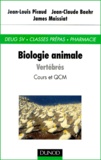 Jean-Louis Picaud et James Maissiat - Biologie Animale. Vertebres, Cours Et Qcm.