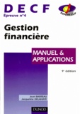Jacqueline Delahaye et Jean Barreau - DECF épreuve n° 4 Gestion financière - Manuel et applications.