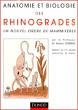 Harald Stumpke - Anatomie et biologie des rhinogrades - Un nouvel ordre de mammifères.