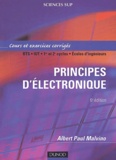 Albert-Paul Malvino - Principes d'électronique - Cours et exercices corrigés.