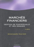 Bertrand Jacquillat et Bruno Solnik - Marchés financiers - Gestion de portefeuille et des risques.