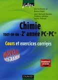 Jean-Bernard Baudin et Bruno Fosset - Chimie tout-en-un 2e année PC-PC* - Cours et exercices corrigés.