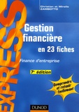 Christian Zambotto et Mireille Zambotto - Gestion financière - En 23 fiches.