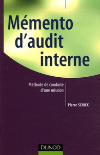 Pierre Schick - Mémento d'audit interne.