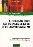 Serge Frontier et Dominique Davoult - Statistique pour les sciences de la vie et de l'environnement.