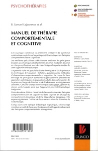 Manuel de thérapie comportementale et cognitive 2e édition